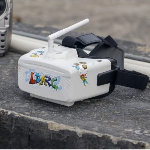 LDARC G1 5.8Ghz 48Ch FPV Goggles 4.3 Inch Video Headset Box RC Drone Racing 18650/USB Charge Support Glasses Goggle